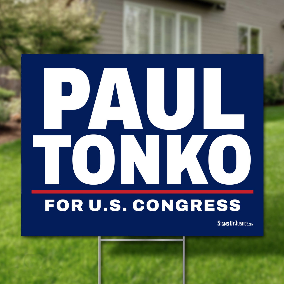 Paul Tonko 24"x18" yard sign