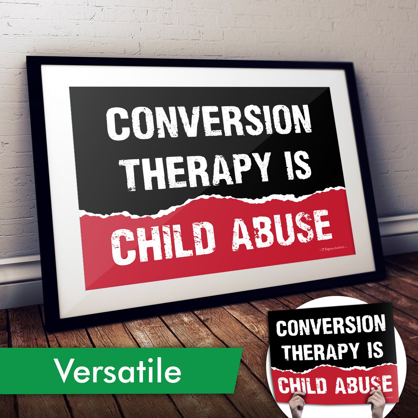 Conversion Therapy Cardstock Print