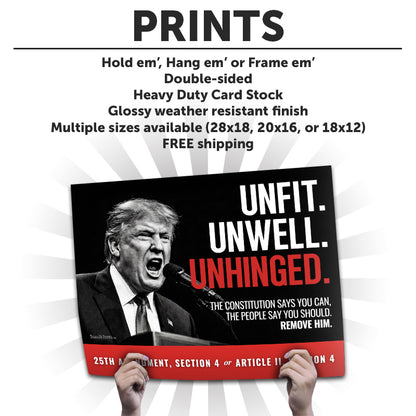 "Remove Him" Cardstock Print