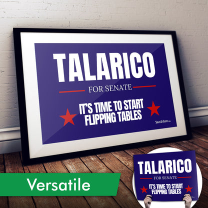 "Talarico for Senate" Cardstock Print