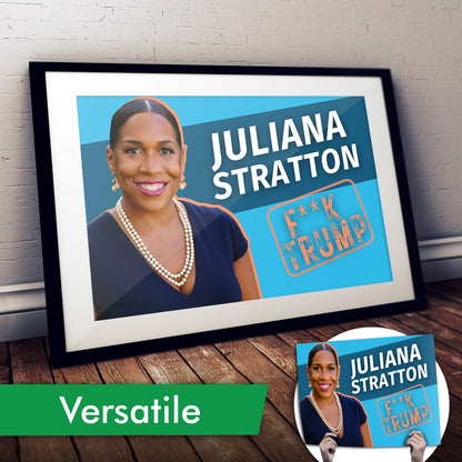 "Julliana For Senate" Cardstock Print