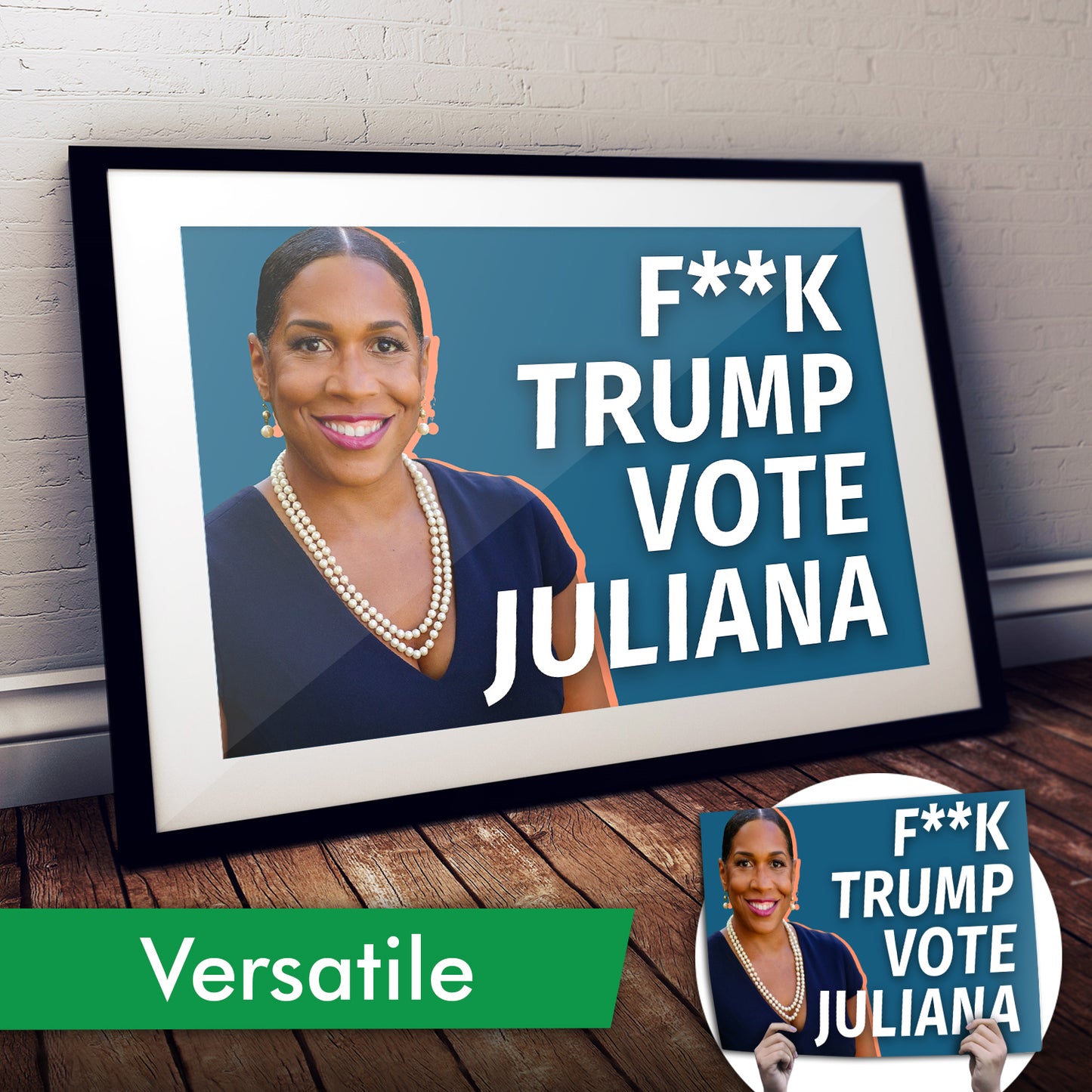 "Vote Juliana Stratton" Cardstock Print