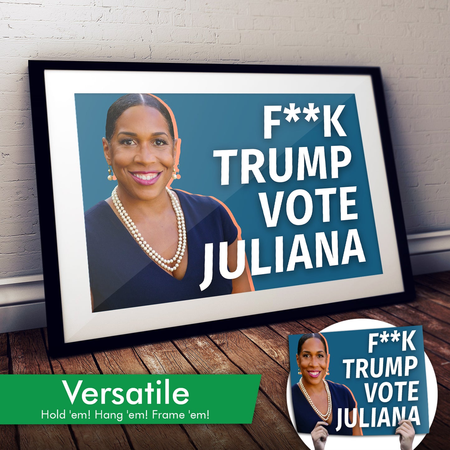"Vote Juliana Stratton" Cardstock Print