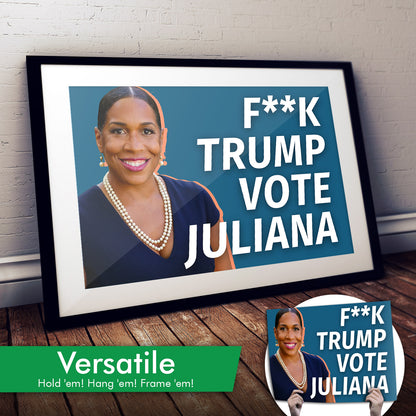 "Vote Juliana Stratton" Cardstock Print