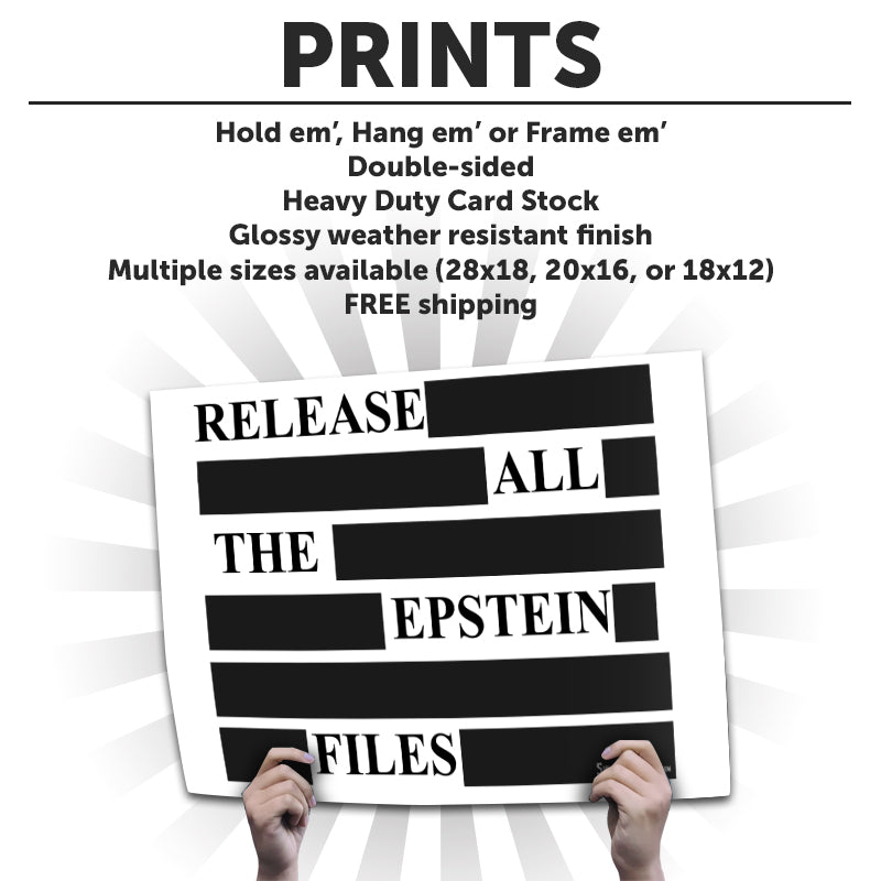 "Release the Files" Cardstock Print