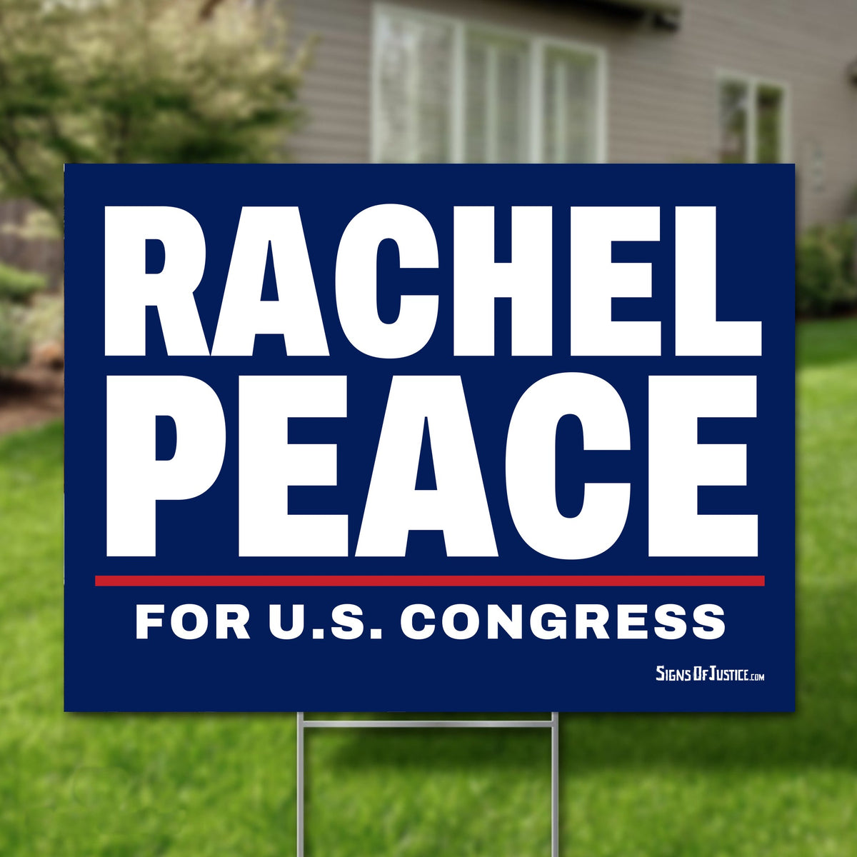 Rachel Peace 24"x18" yard sign