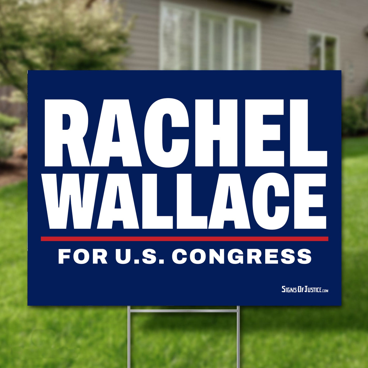 Rachel Wallace 24"x18" yard sign