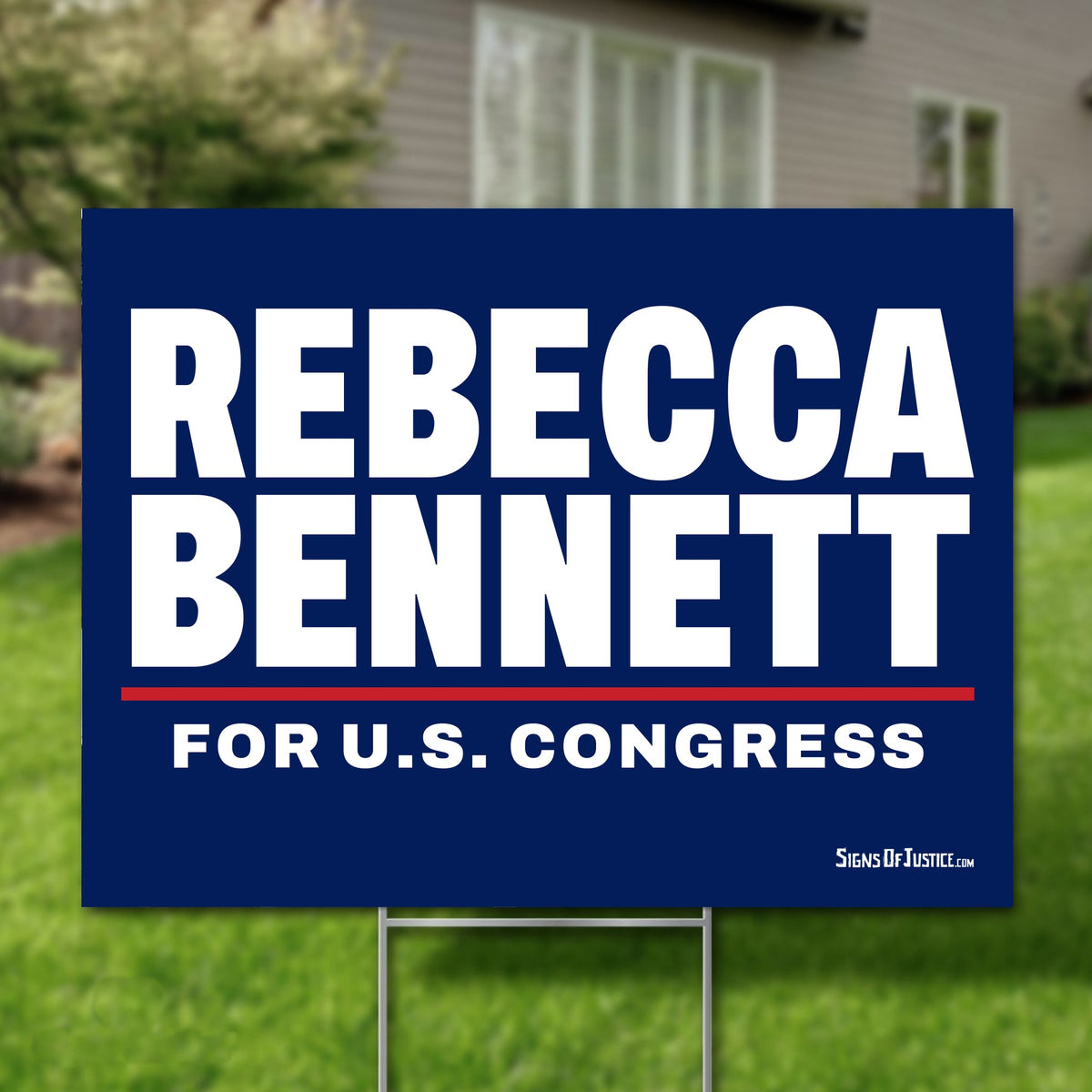 Rebecca Bennett 24"x18" yard sign