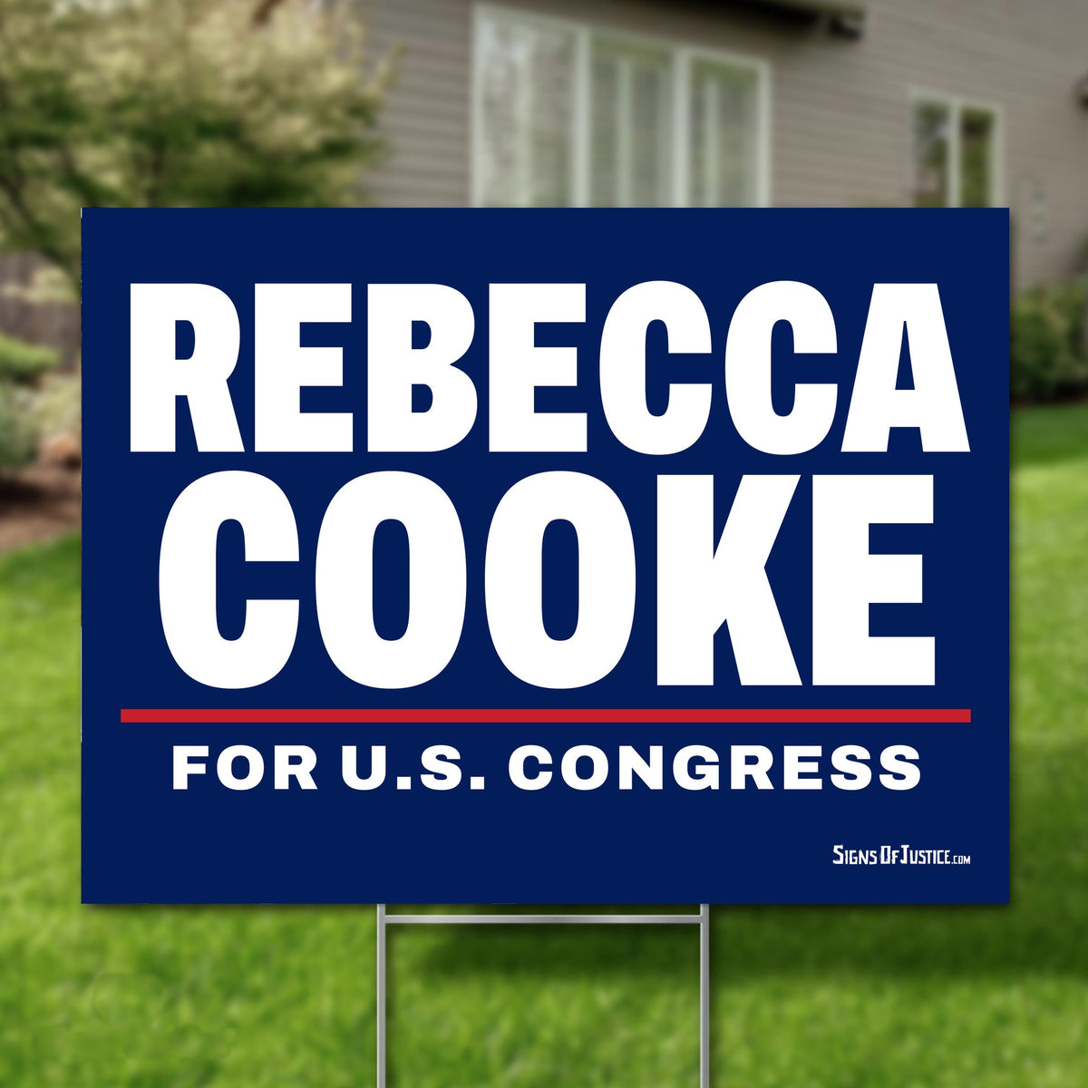 Rebecca Cooke 16"x12" yard sign