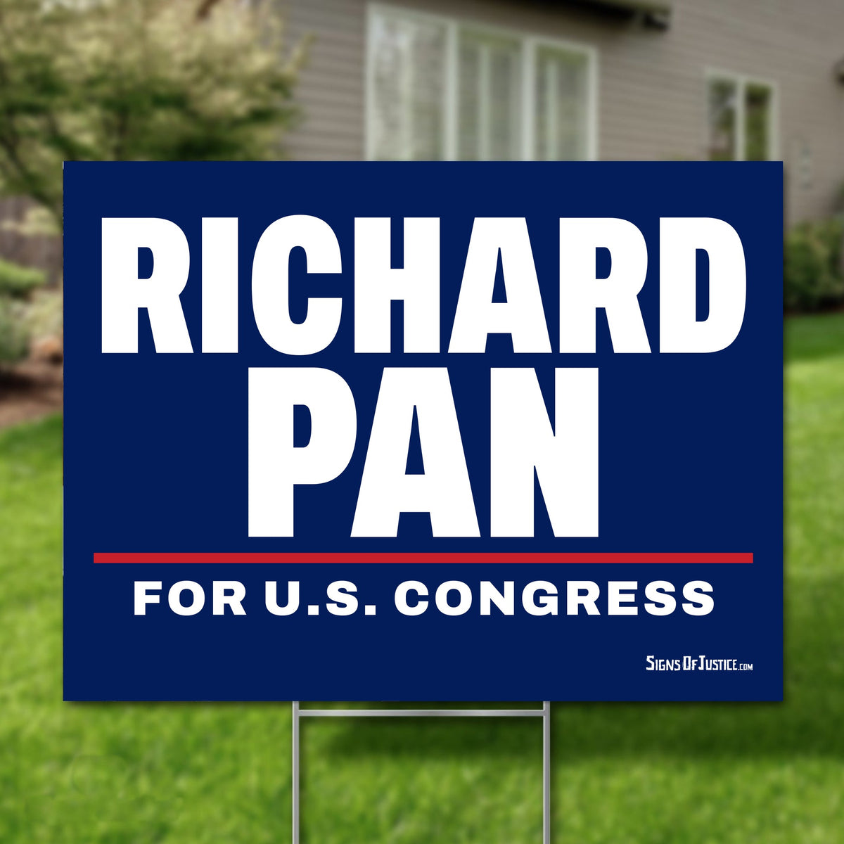 Richard Pan 24"x18" yard sign