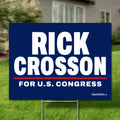 Rick Crosson 16"x12" yard sign