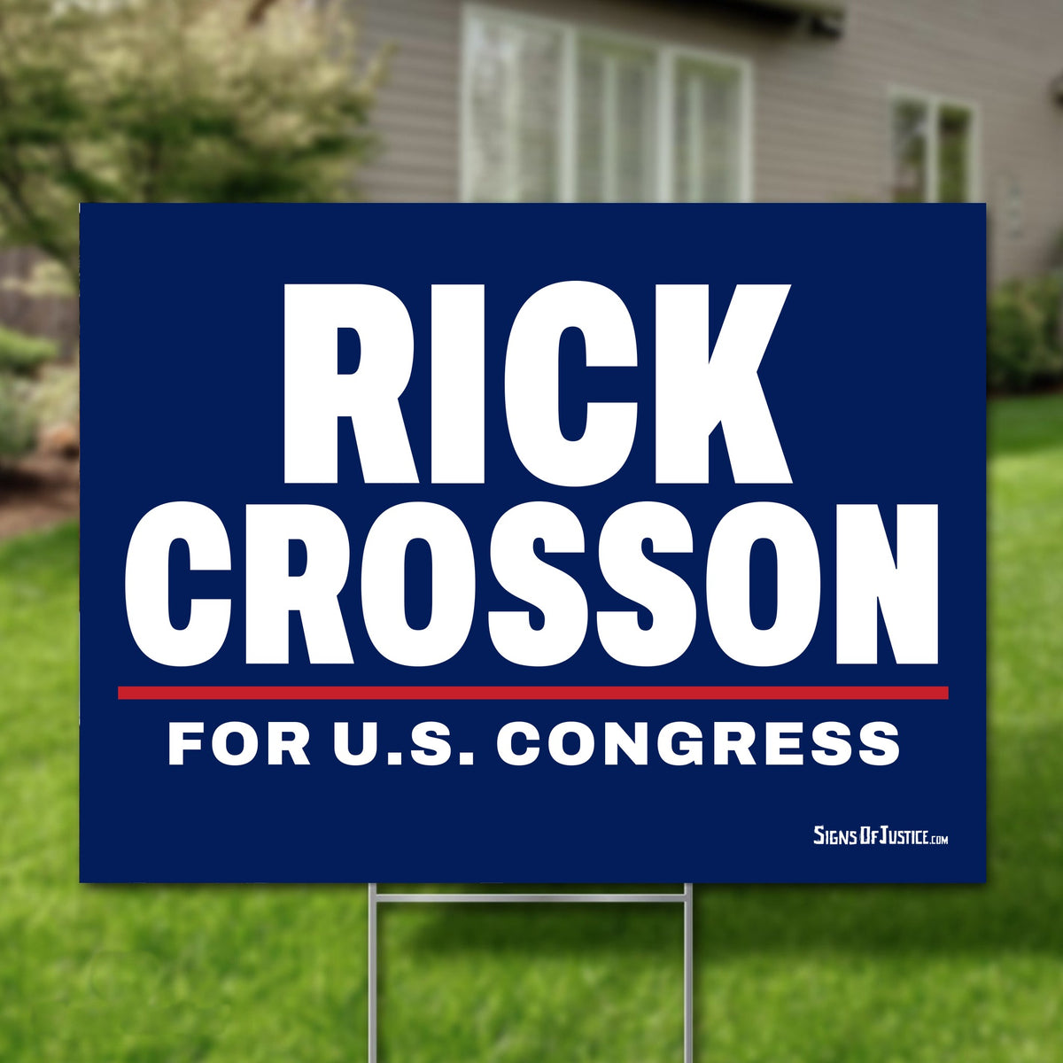 Rick Crosson 16"x12" yard sign