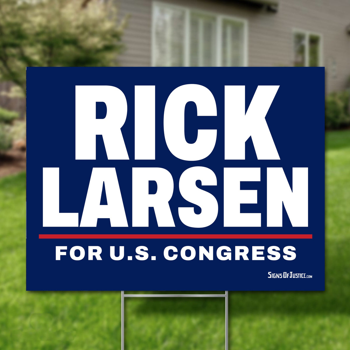 Rick Larsen 24"x18" yard sign