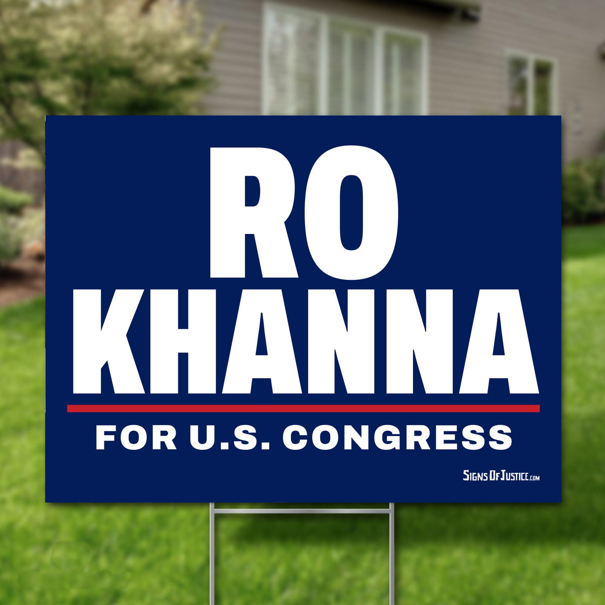 Ro Khanna 24"x18" yard sign