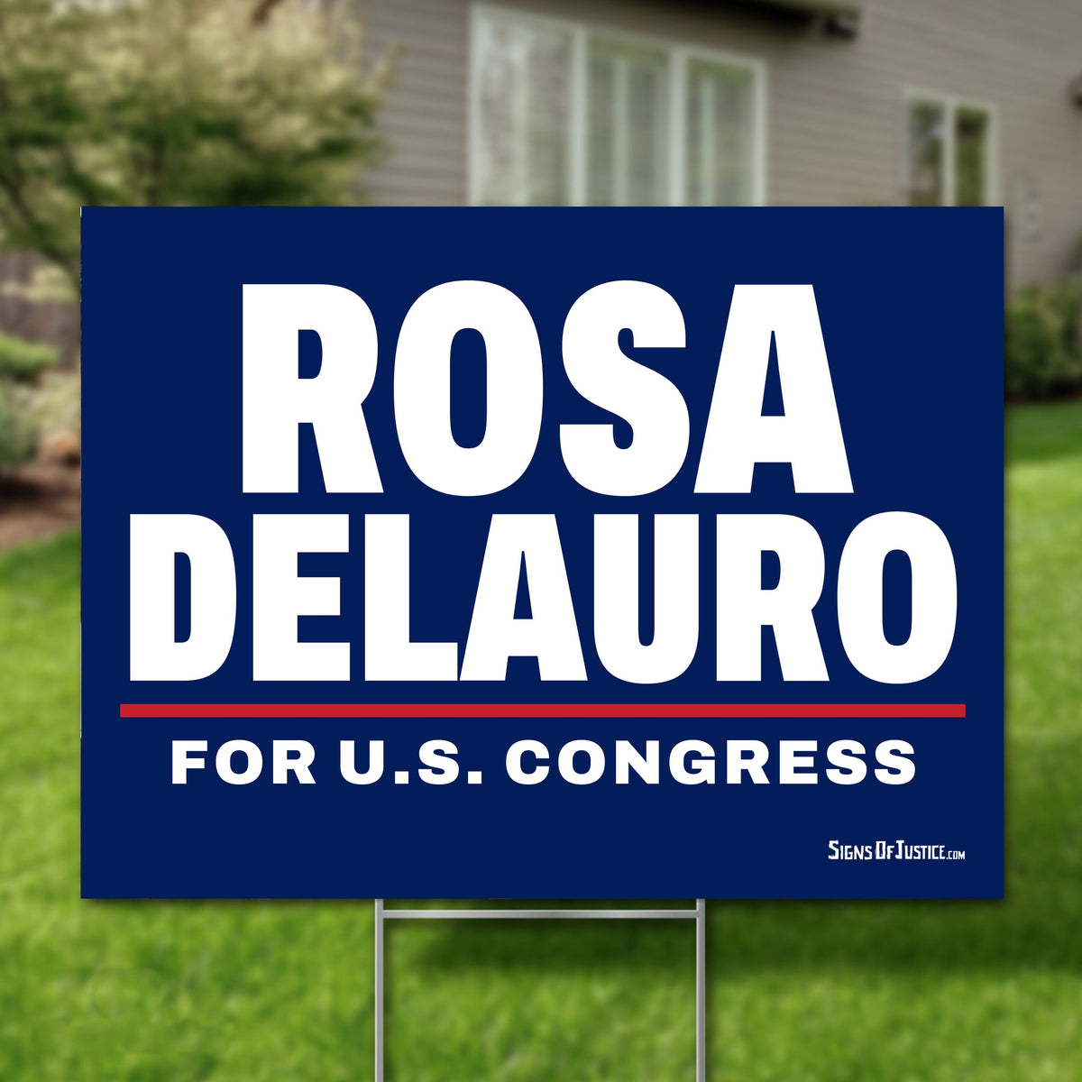 Rosa DeLauro 16"x12" yard sign