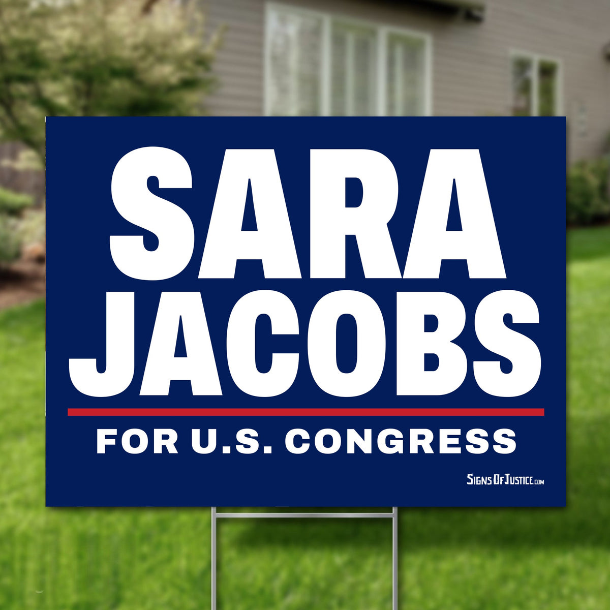 Sara Jacobs 24"x18" yard sign