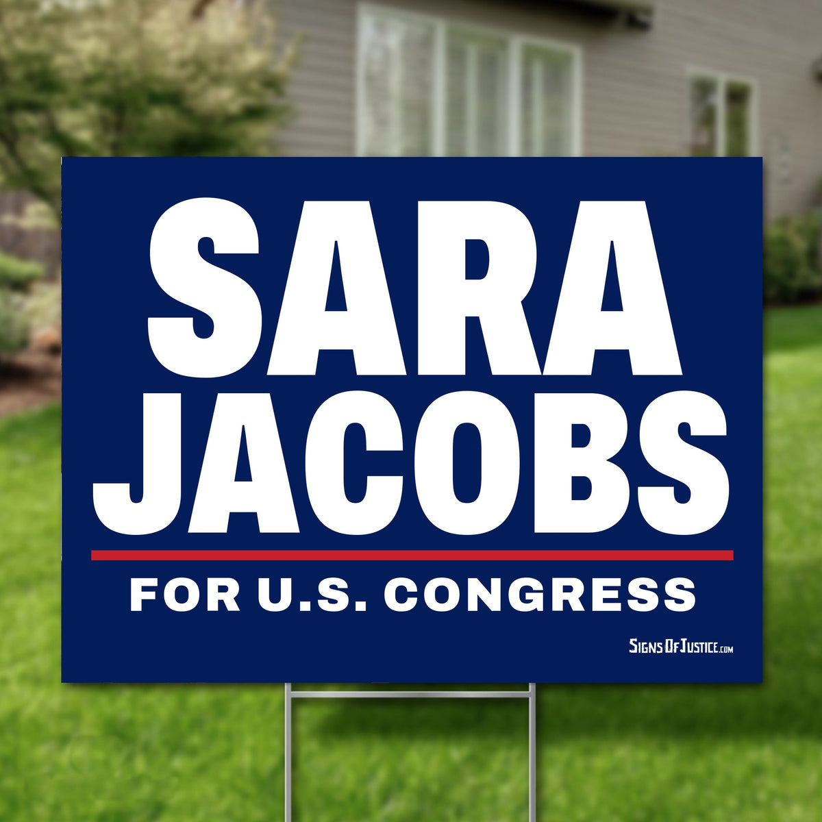 Sara Jacobs 24"x18" yard sign