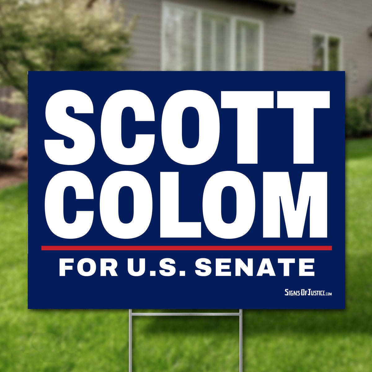 Scott Colom 24"x18" yard sign