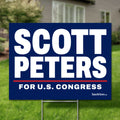 Scott Peters 24"x18" yard sign