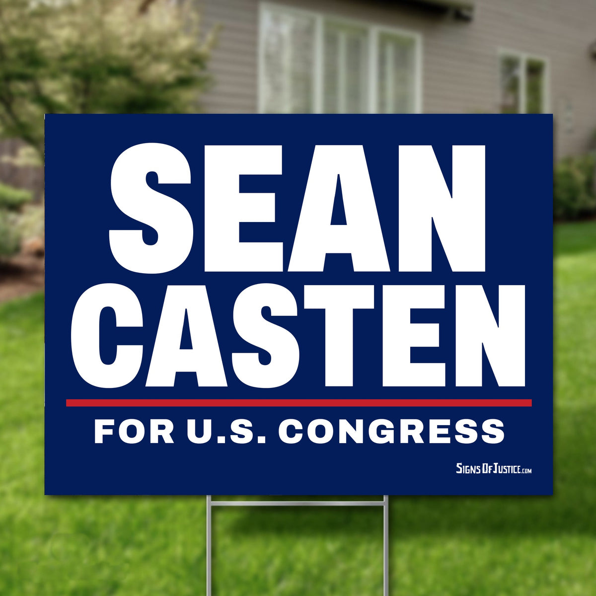 Sean Casten 24"x18" yard sign