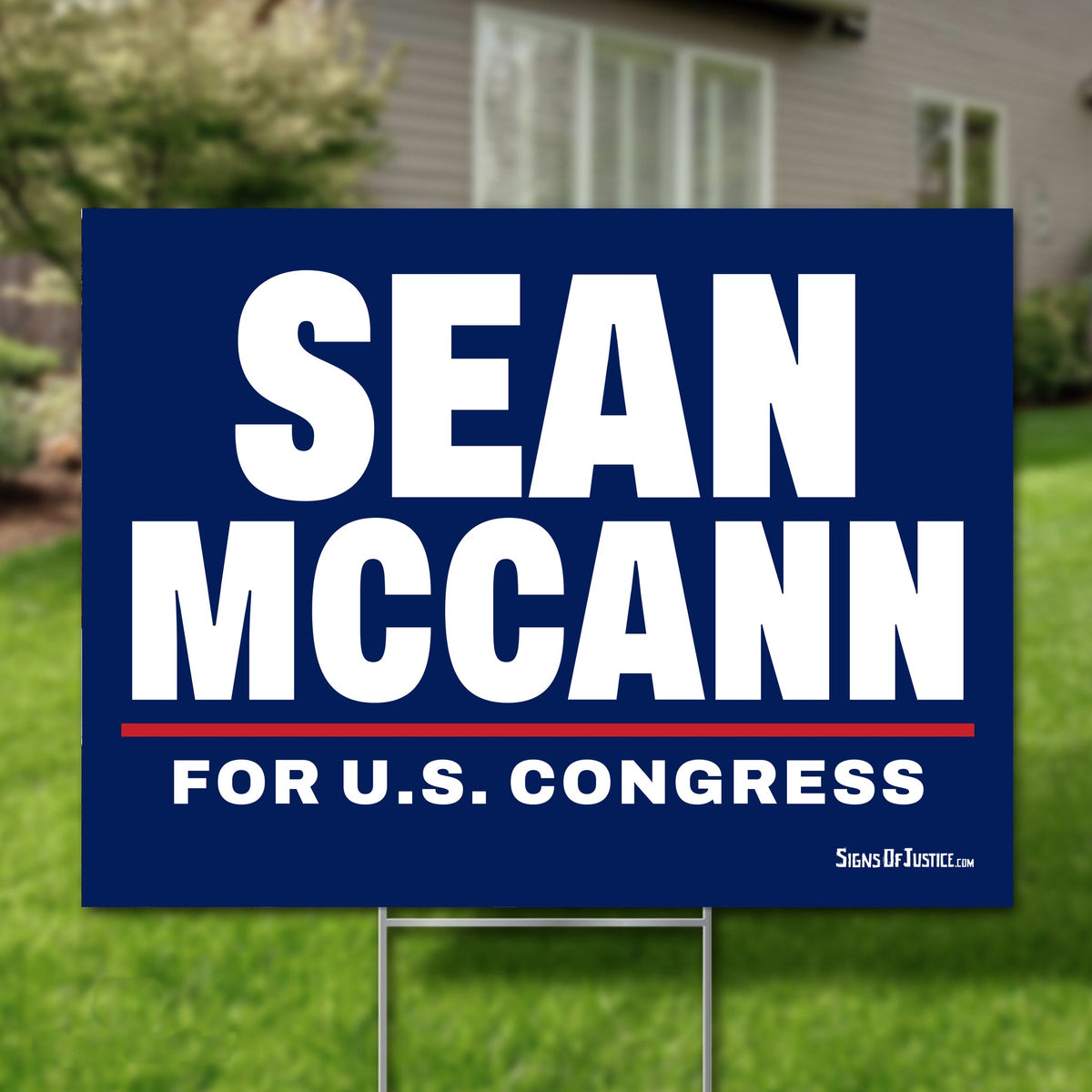 Sean McCann 24"x18" yard sign