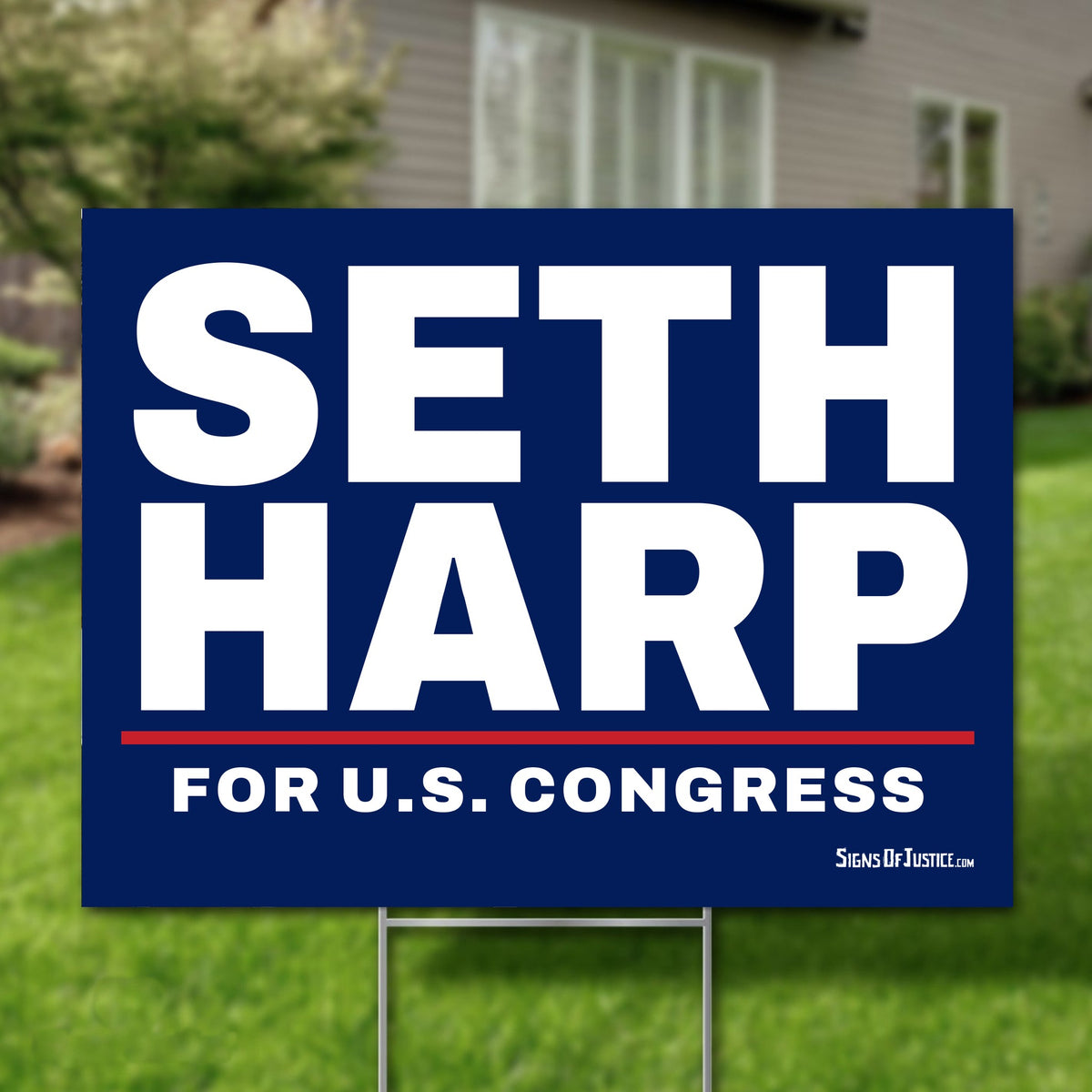 Seth Harp 16"x12" yard sign