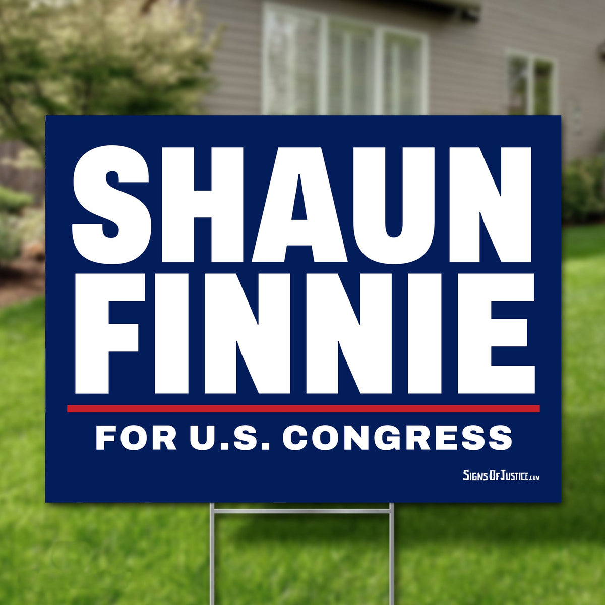 Shaun Finnie 24"x18" yard sign