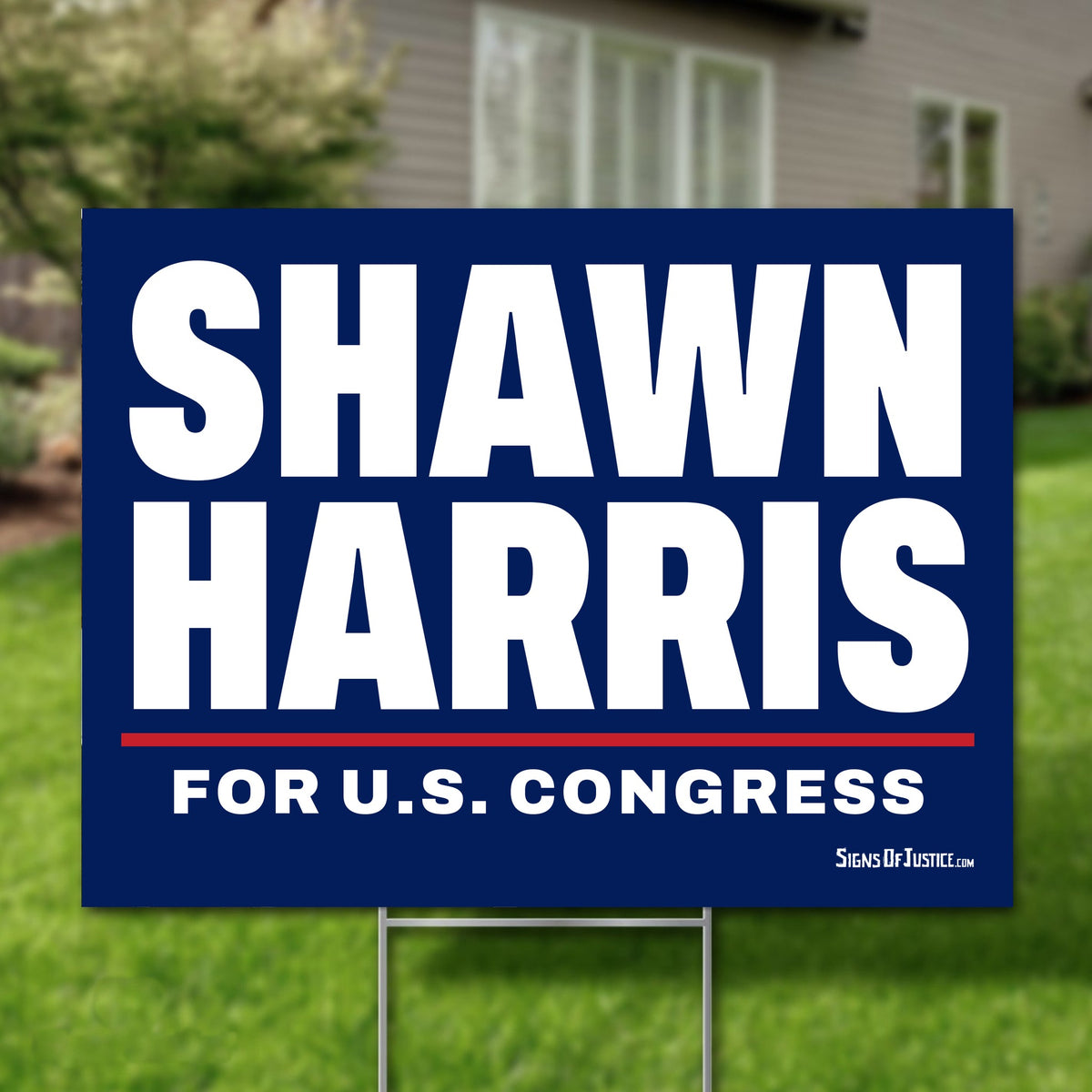 Shawn Harris 24"x18" yard sign