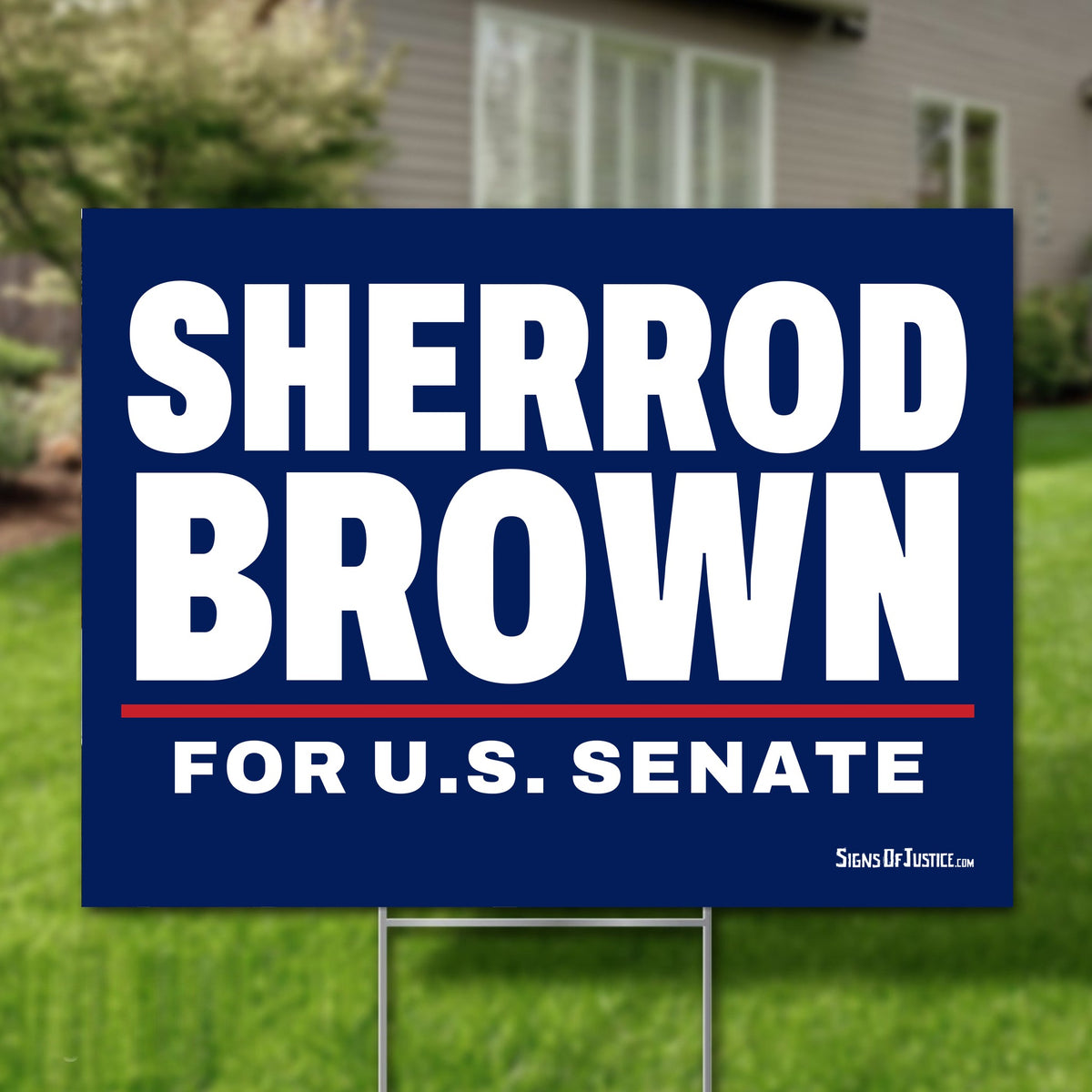 Sherrod Brown 24"x18" yard sign
