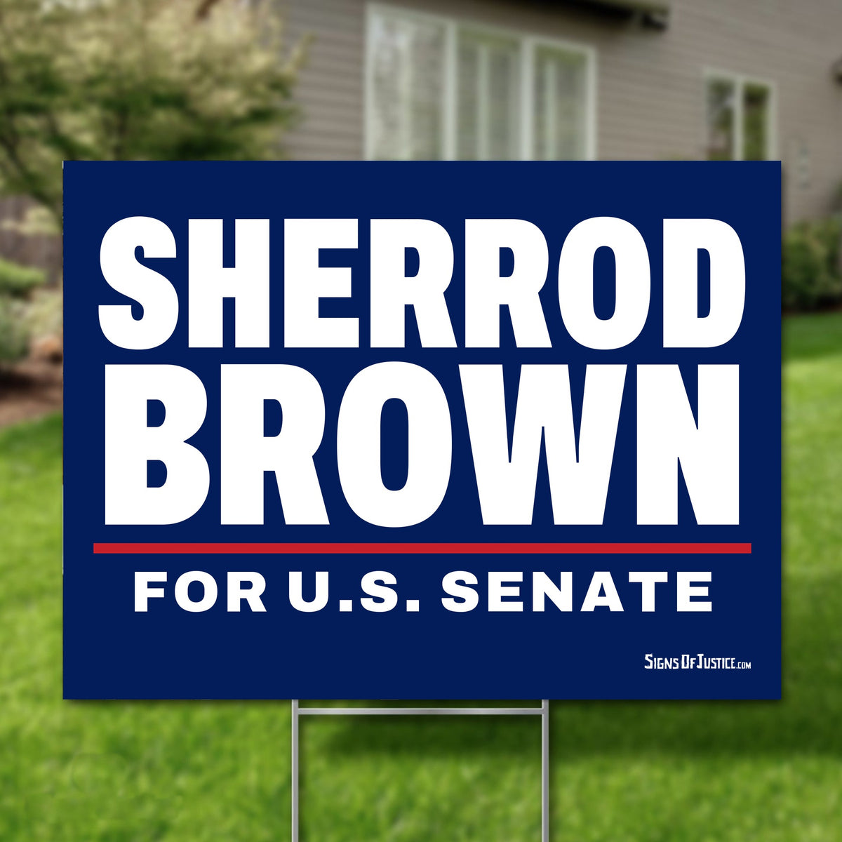 Sherrod Brown 24"x18" yard sign