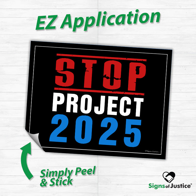 "STOP Project 2025" Bumper Sticker