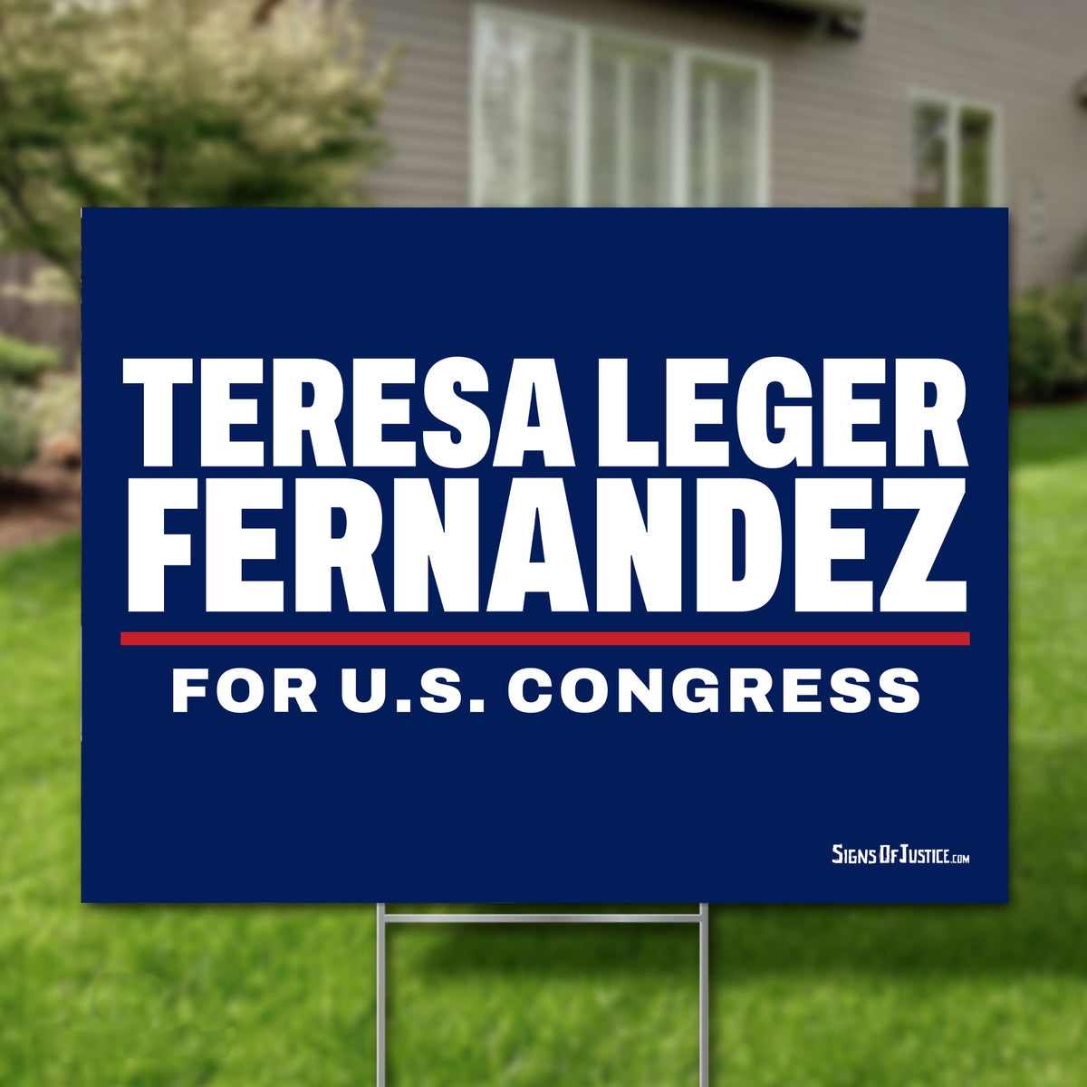 Teresa Leger Fernandez 24"x18" yard sign