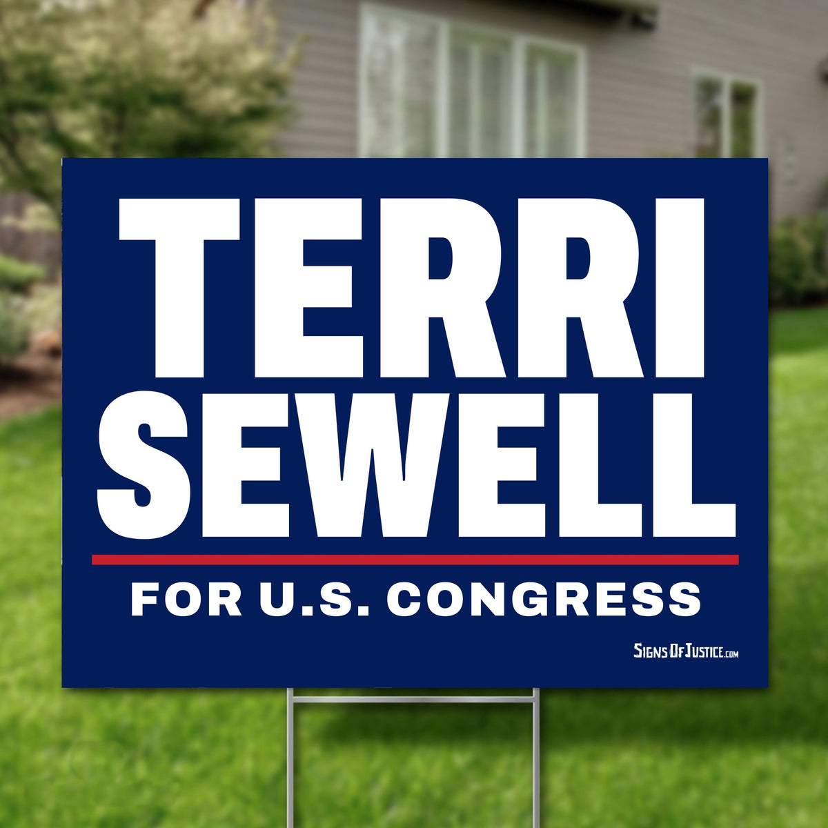 Terri Sewell 24"x18" yard sign