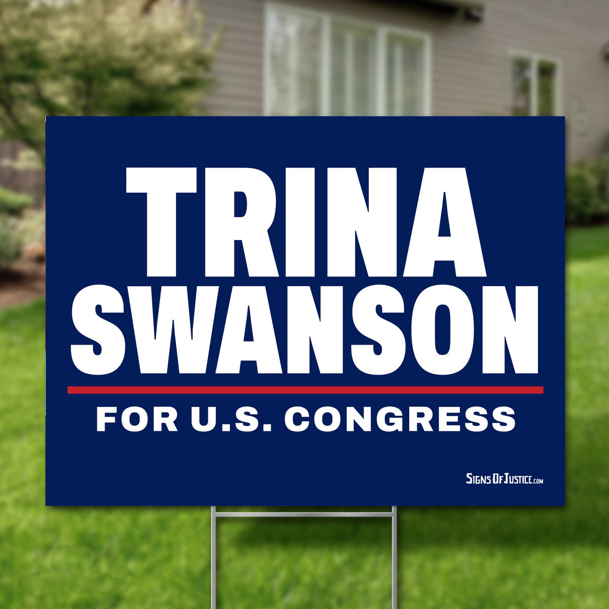 Trina Swanson 16"x12" yard sign