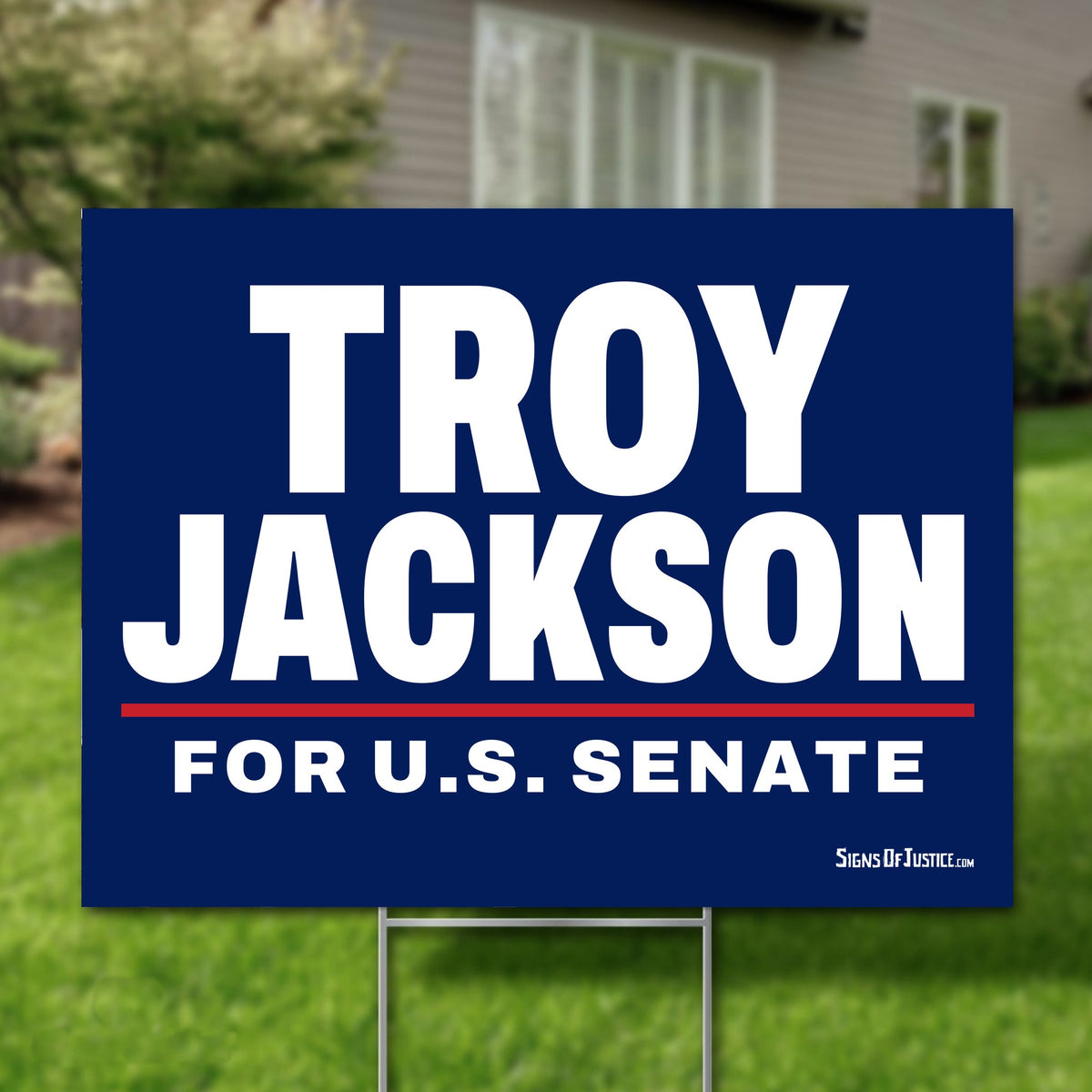 Troy Jackson 24"x18" yard sign