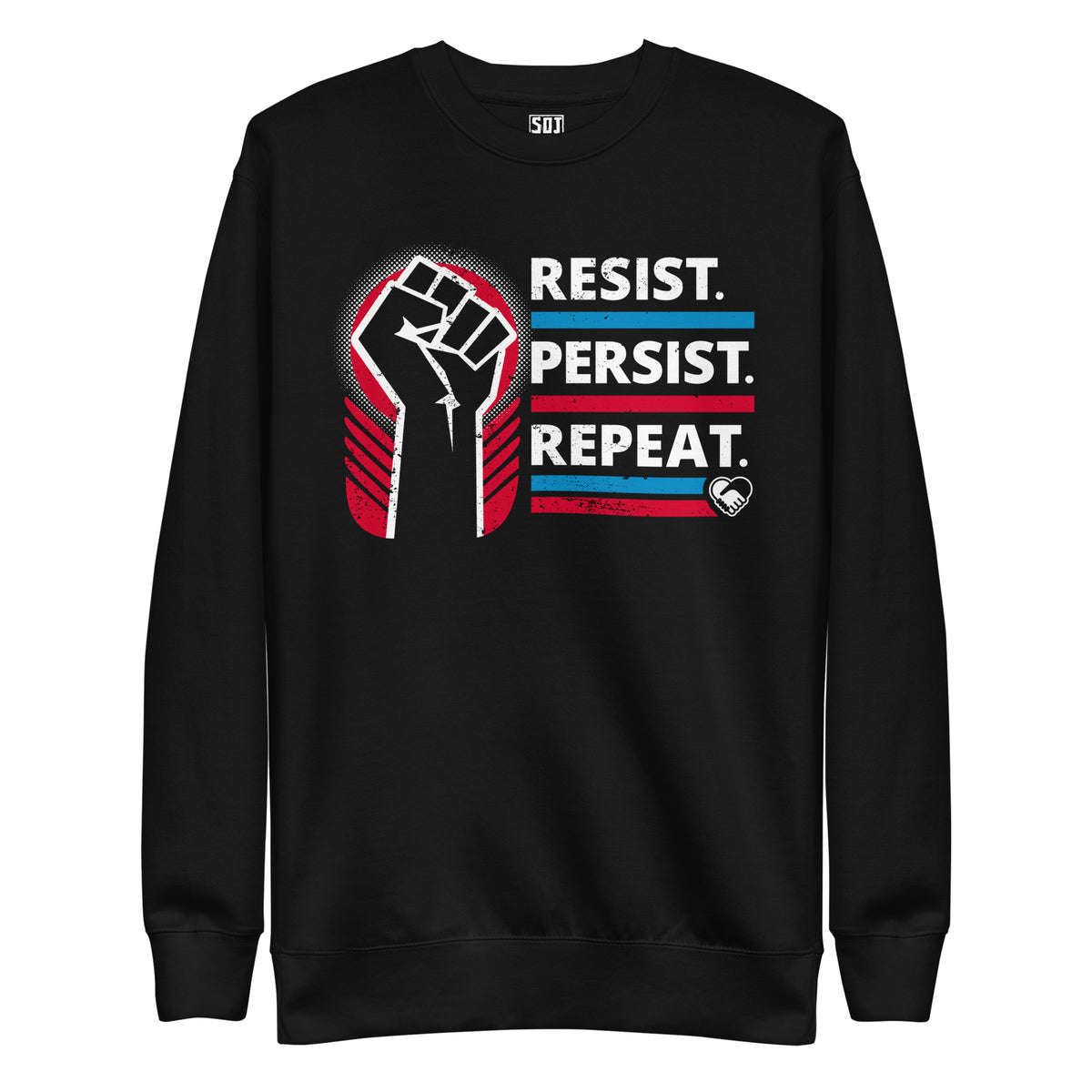 "Resist Persist Repeat" Unisex Crewneck Sweatshirt