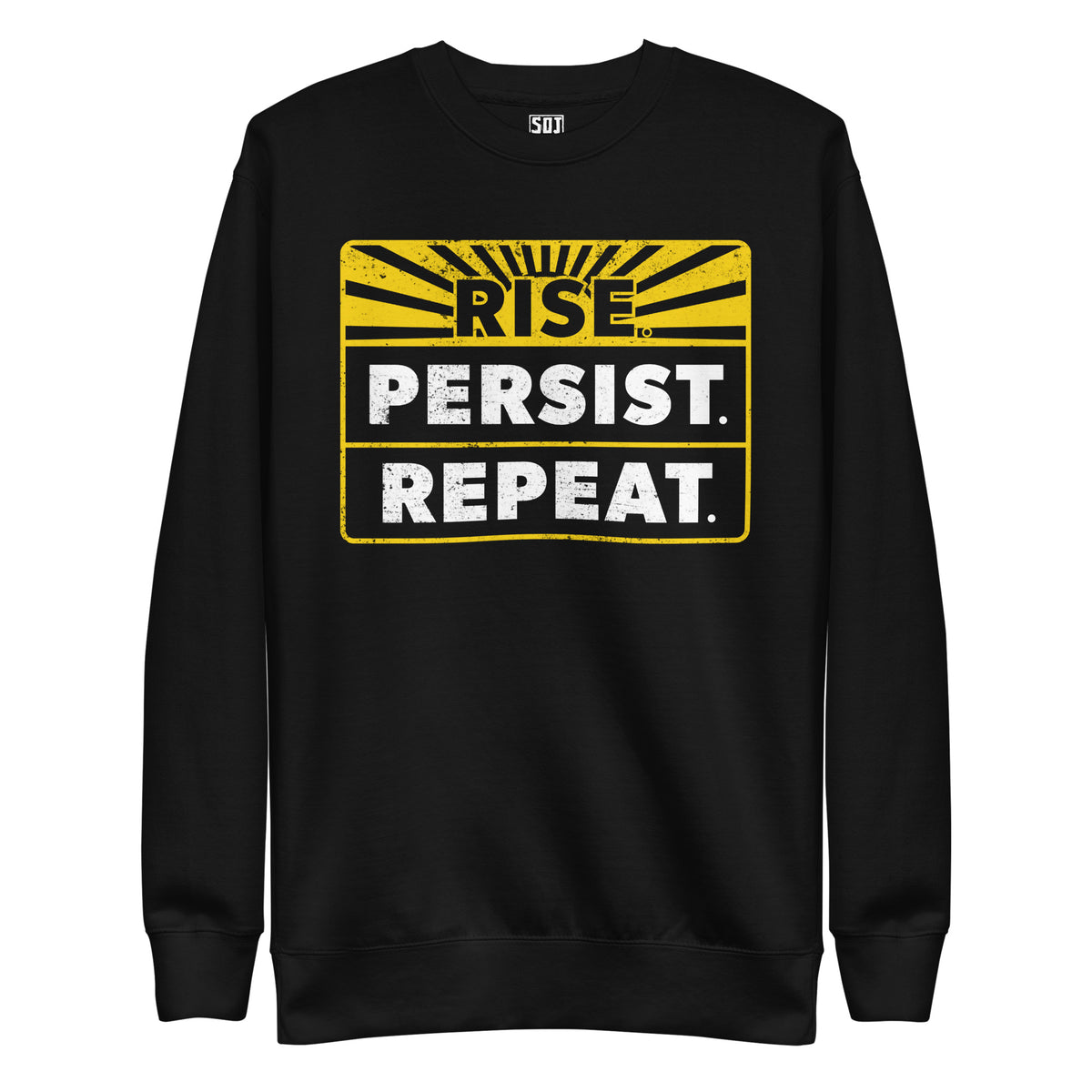 "Rise Persist Repeat" Unisex Crewneck Sweatshirt