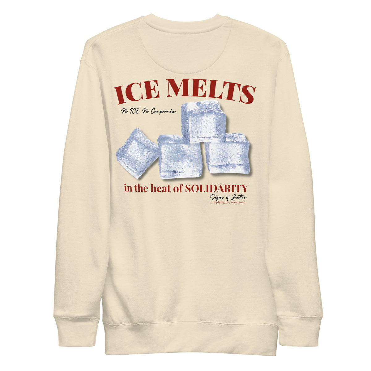 "No ICE" Unisex Crewneck Sweatshirt