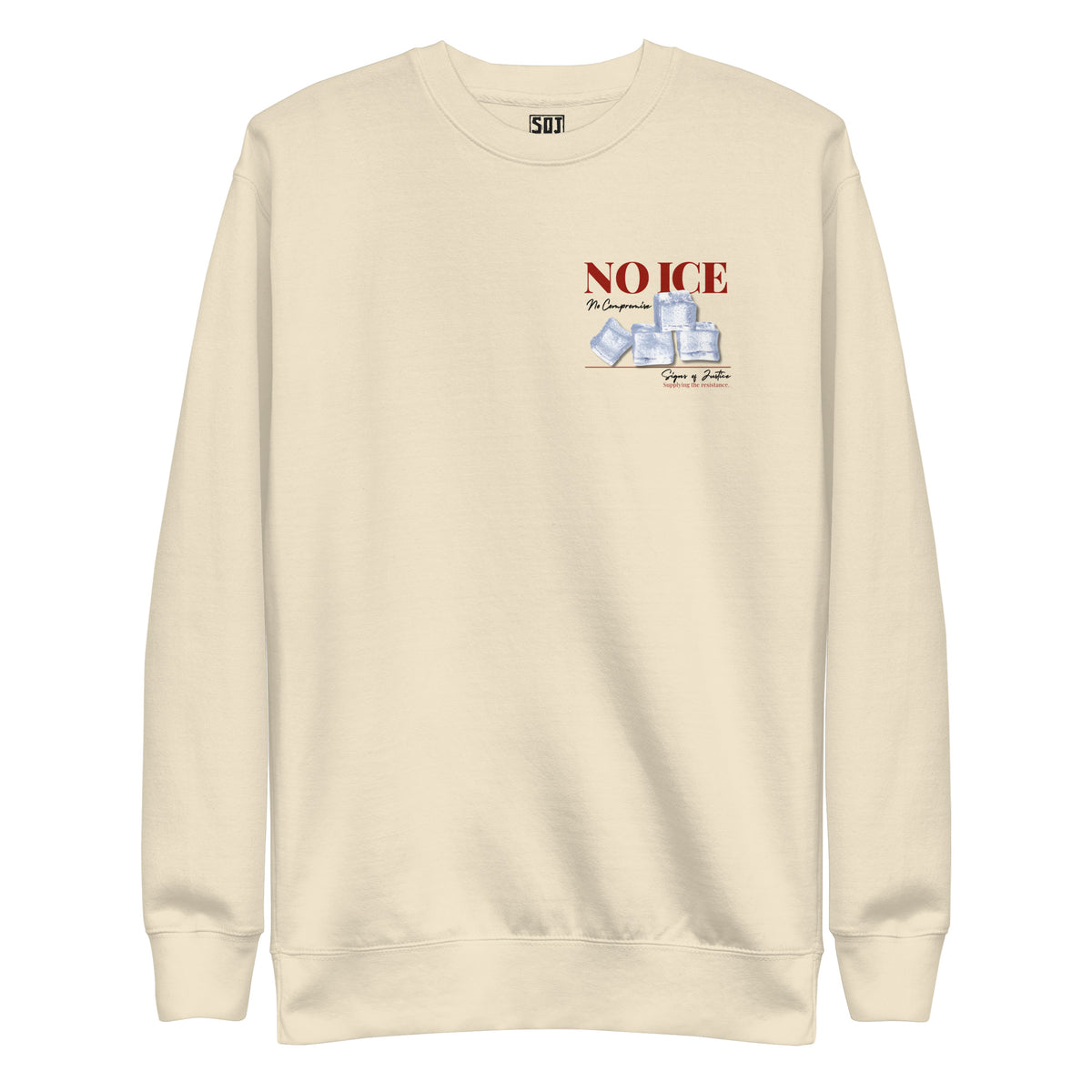 "No ICE" Unisex Crewneck Sweatshirt