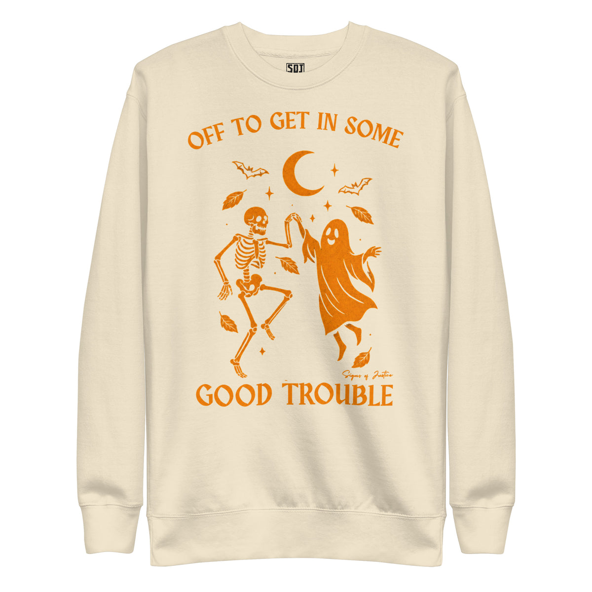 "Good Trouble Ghost" Unisex Crewneck Sweatshirt