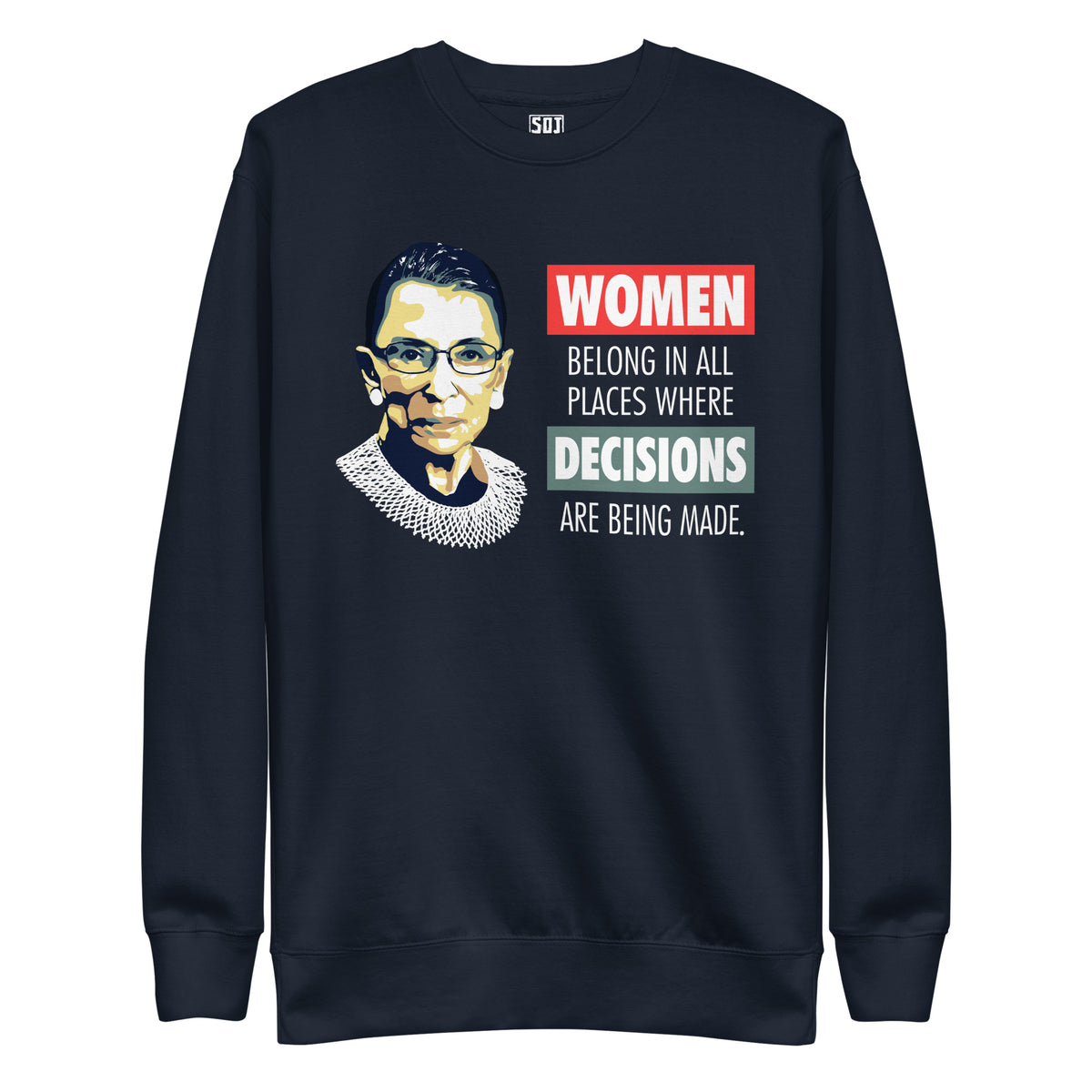 "Notorious RBG" Unisex Crewneck Sweatshirt