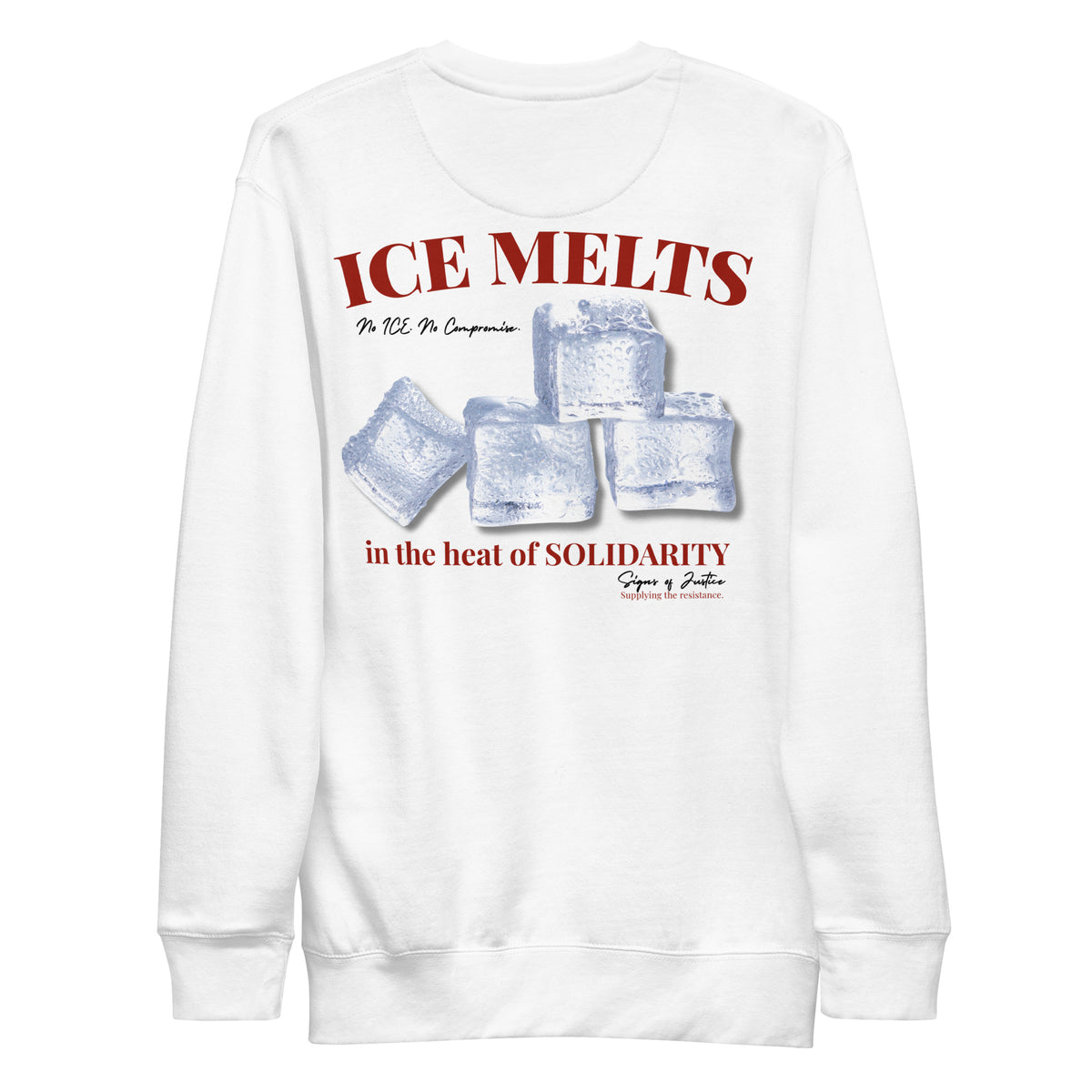 "No ICE" Unisex Crewneck Sweatshirt