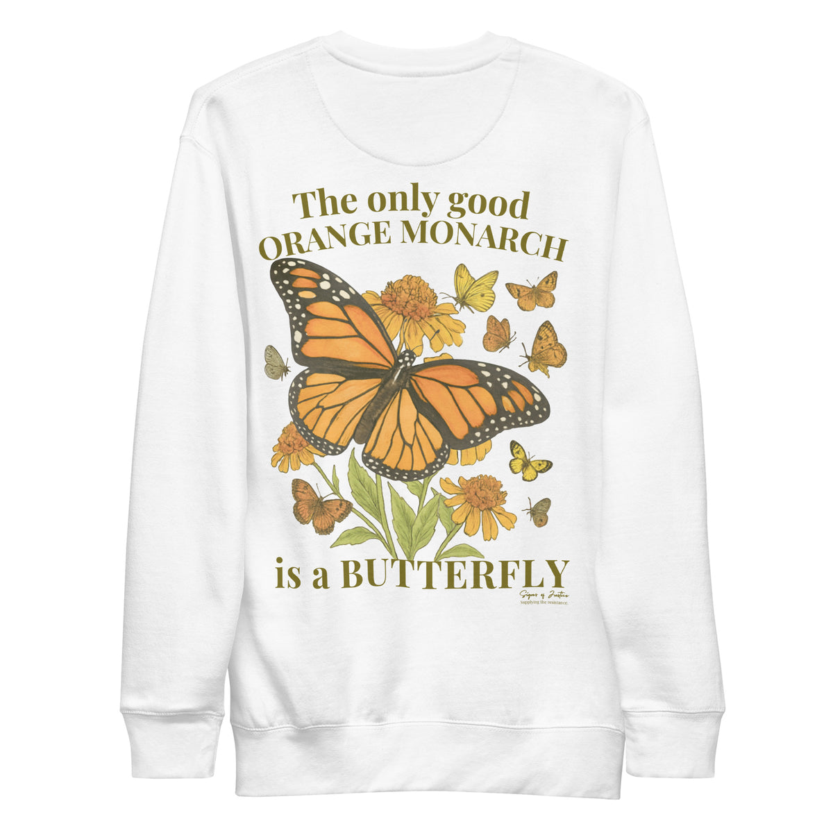 "Good Monarch" Unisex Crewneck Sweatshirt