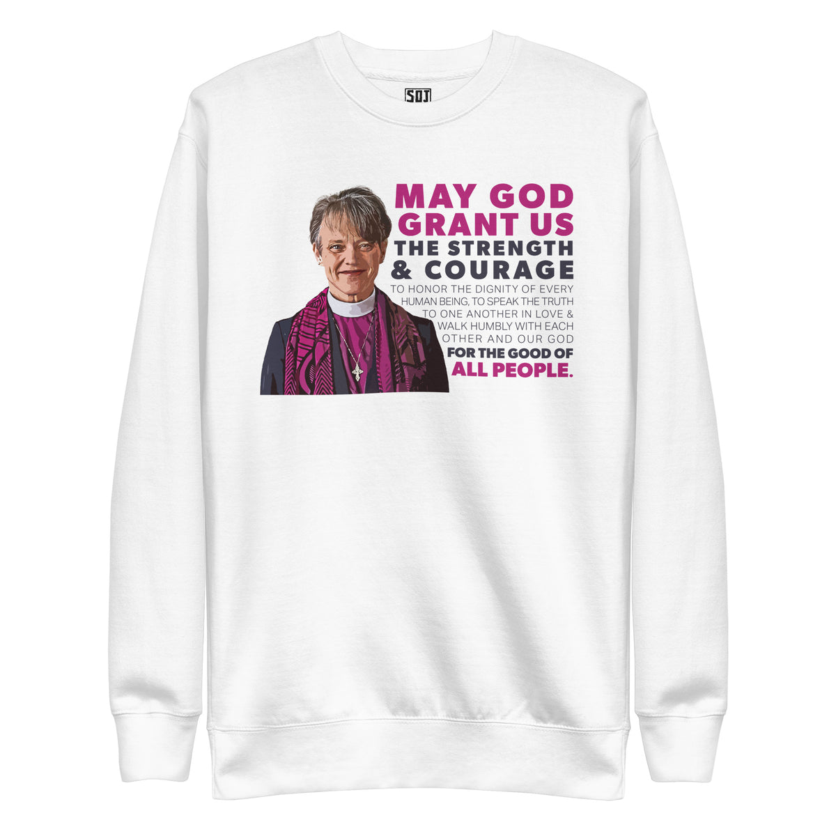 "Mariann Budde Bishop" Unisex Crewneck Sweatshirt