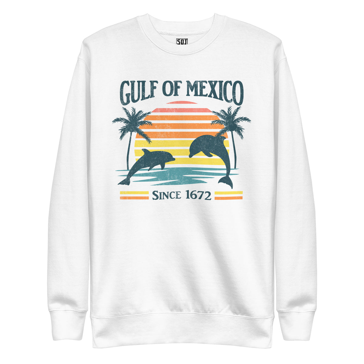 "Gulf of Mexico - Since 1672" Unisex Crewneck Sweatshirt