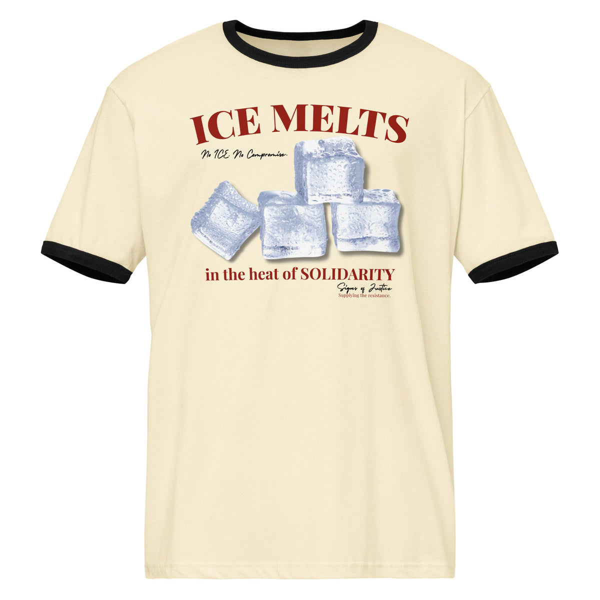 "No ICE" T-Shirt (Front Only)