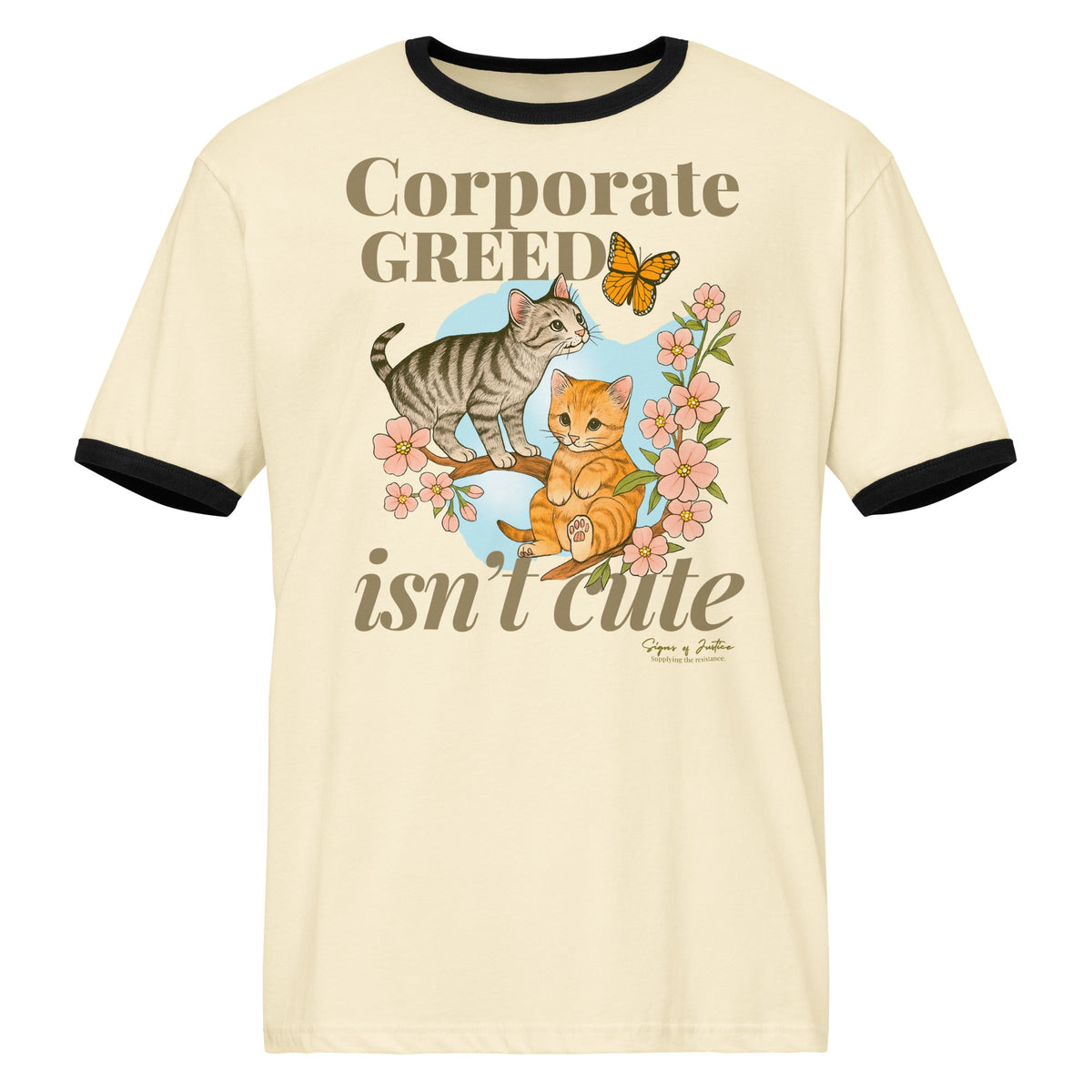 "Corporate Greed" T-Shirt (Front Only)