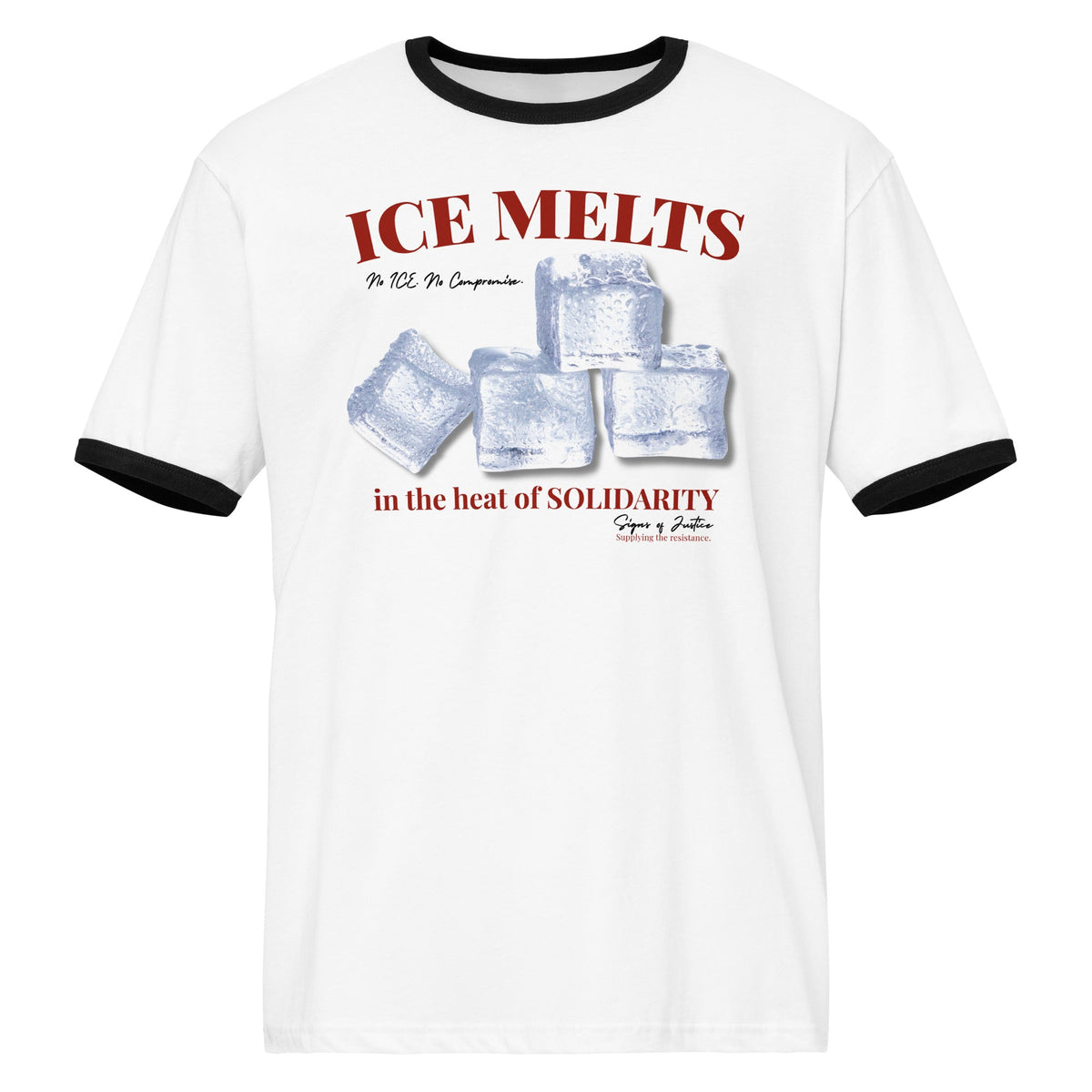 "No ICE" T-Shirt (Front Only)