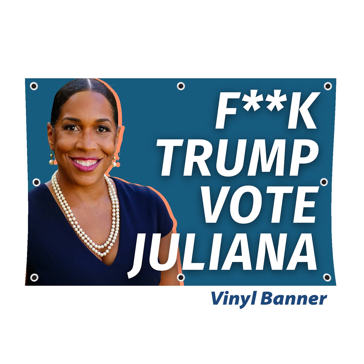 "Vote Juliana Stratton" Vinyl Banner