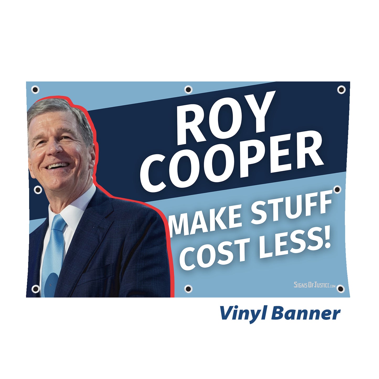 "Roy Cooper MSCL" Vinyl Banner